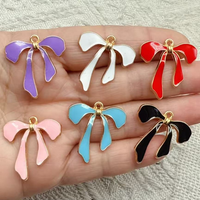 10pcs Bow Tie Metal Enamel Cha - Bow Tie Pre Tied ulasan dan harga