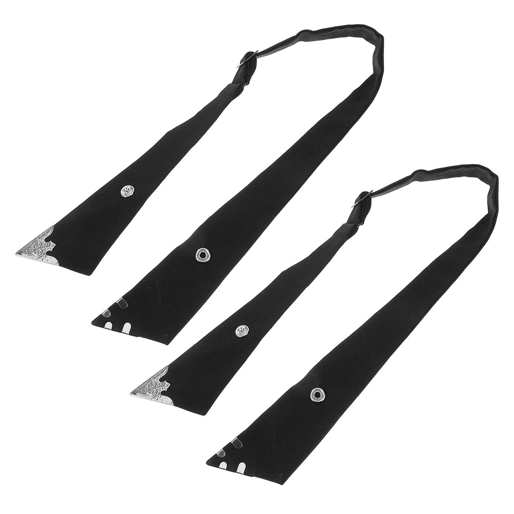 2Pcs Black Cross Bow Tie for W - Bow Tie Pre Tied ulasan dan harga