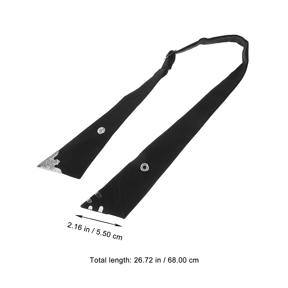 2Pcs Black Cross Bow Tie for W - Bow Tie Pre Tied ulasan dan harga