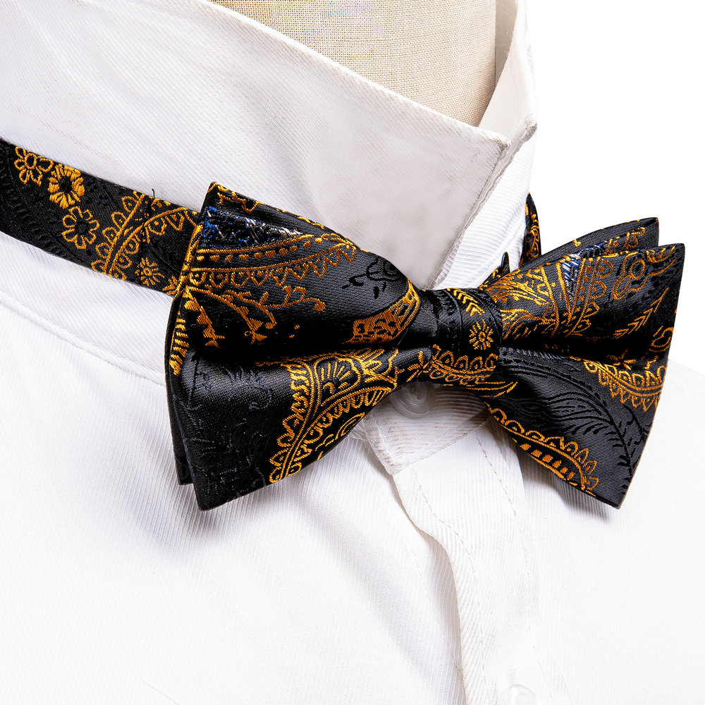 Barry.Wang Silk Mens Bow Tie B - Bow Tie Pre Tied ulasan dan harga