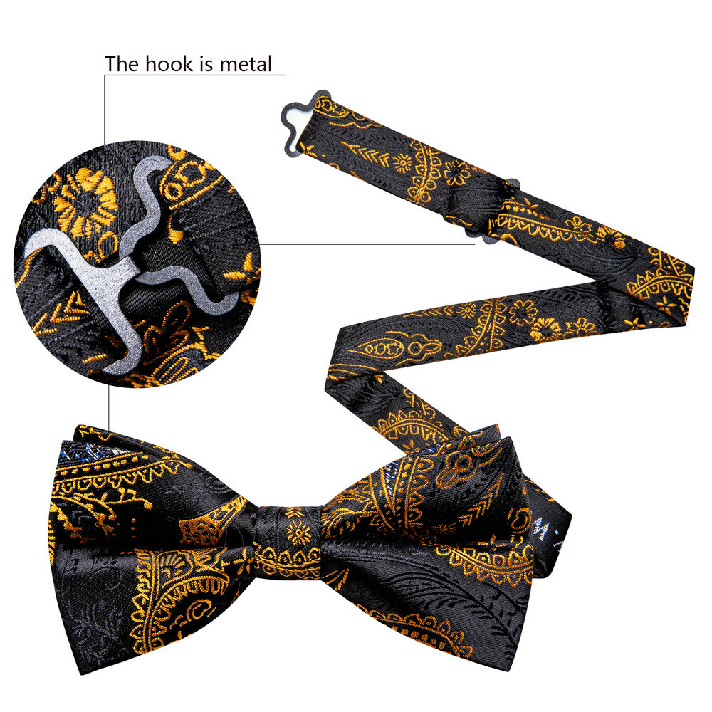 Barry.Wang Silk Mens Bow Tie B - Bow Tie Pre Tied ulasan dan harga