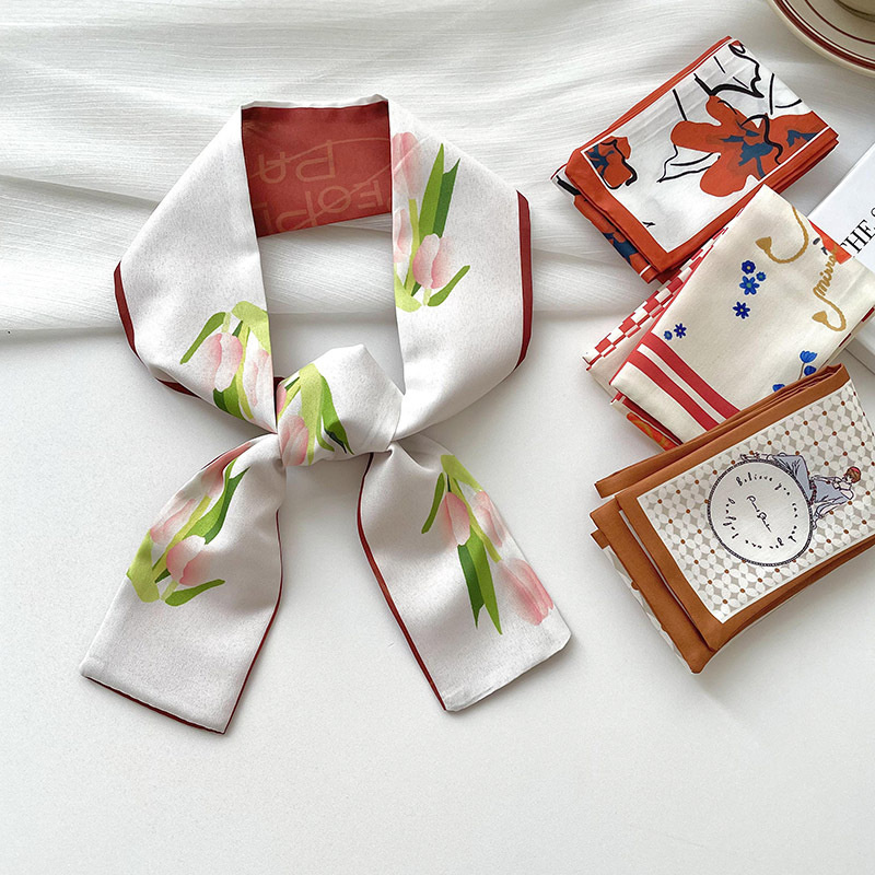 New luxury Brand Model Small S - Silk Neck Scarf ulasan dan harga