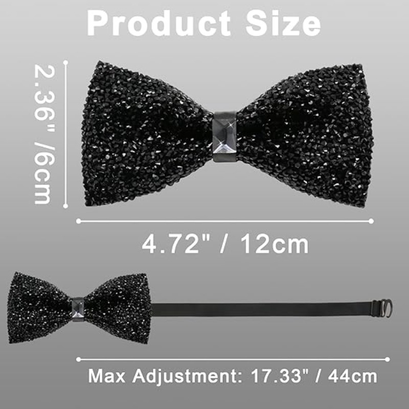 Fashion Rhinestone Bow Ties fo - Bow Tie Pre Tied ulasan dan harga